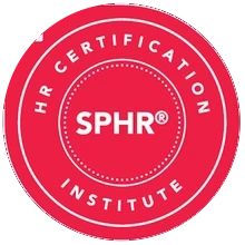 SPHR certified by the HR Certification Institute