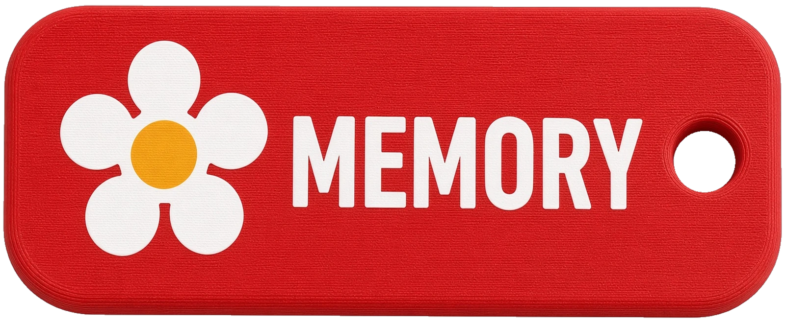 Memory Care tag, front